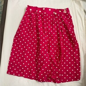 Vintage Pink Polka Dot Shorts 🌴